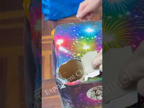 Look What’s inside 3” firework cake? #shorts #cracker #diy #firework #trick #lifehack #experiment