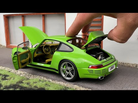 1:18 RUF SCR 2018, Birch green - Almost Real [Unboxing]