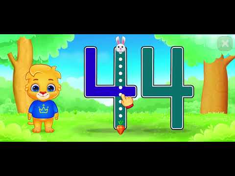 🔢 Drawing Numbers 41 to 45 🔢 - 123 Numbers Count & Tracing Walkthrough