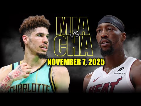 Miami Heat vs Charlotte Hornets Full Game Highlights - November 7, 2025 | NBA Season