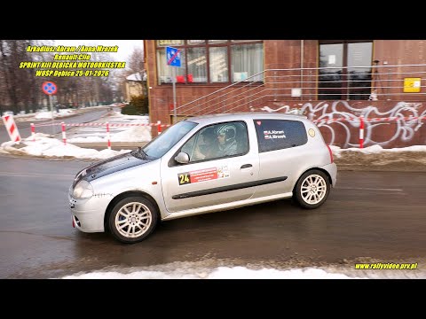 Arkadiusz Abram /Anna Mrozek -Renault Clio- SPRINT XIII DĘBICKA MOTOORKIESTRA WOŚP Dębica 25-01-2026