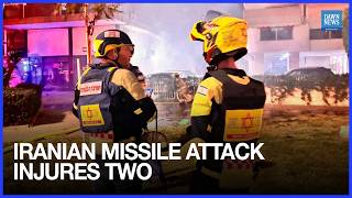 Iranian Missile Strike in Central Israel Leaves Two Injured, Emergency Services | Dawn News English