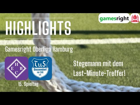 15. Spieltag Gamesright Oberliga Hamburg Highlights HEBC - TuS Dassendorf
