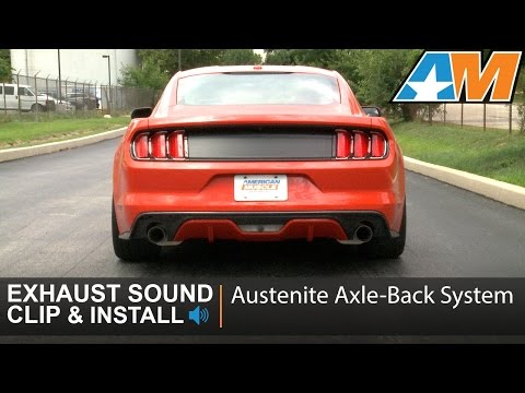 2015-2017 Mustang cp-e Exhaust Sound Clip Austenite Axle-Back System (EcoBoost) Review & Install