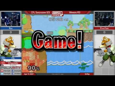 CFL Smackdown 123 Melee - Ryan Ford (Fox) vs Ridz (Blue) - Winners R3
