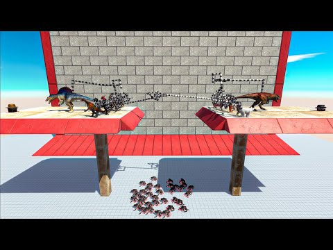 TUG of War With Teamate - Animal Revolt Battle Simulator