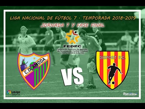 AMDDA MÁLAGA - DISPORT FC. Liga Nacional de Fútbol 7