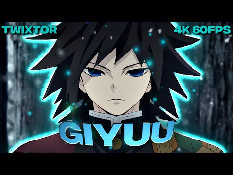 Giyuu Tomioka Twixtor Clips *VERY HIGH QUALITY*(4k 60 FPS + RSMB) | Download Link In Desc.