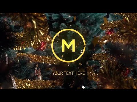Christmas Tree. Logo Opener After Effects Templates