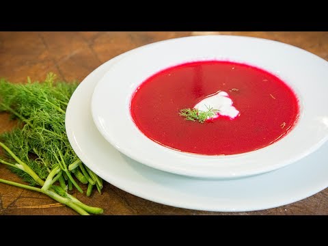 Joan Nathan's Dairy Borscht