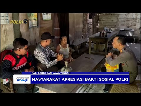 POLRES GROBOGAN GELAR BAKTI SOSIAL, SAMBUT HARI BHAYANGKARA KE-79