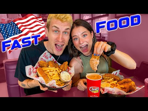 Wir testen AMERIKANISCHES FAST FOOD 🍔🍟🇺🇸