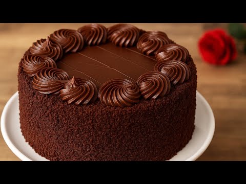 Belgian chocolate cake 🎂 Quick recipe!