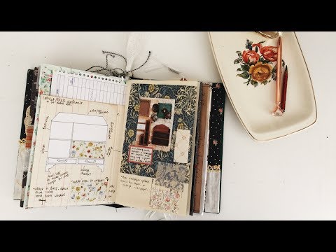 junk journal with me  process video ideas tips
