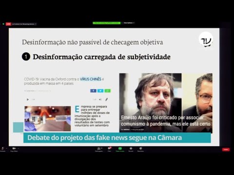 Debate do projeto sobre fake news segue na Câmara - 17/07/20