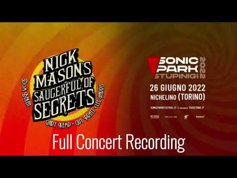 Nick Mason 26th June 2022 Live At Sonic Park Torino "FULL CONCERT"