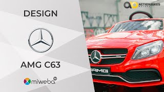 Kinder Elektroauto - Mercedes AMG C63 - ✨ Design 2022 | Miweba