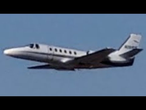 Cessna 550 Citation II [N391DT] Takeoff from PDX
