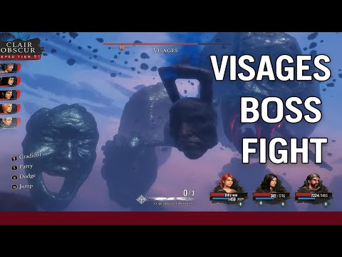Visages - Boss Fight | Clair Obscur: Expedition 33 | Walkthrough, Gameplay, No Commentary, 4K