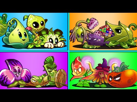 Random 4 Super Team Battlez - Who Will Win? - PvZ 2 Team Plant vs Team Plant