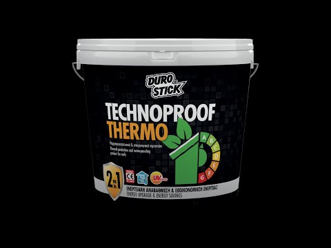 Waterproofing and thermal protection using Technoproof Thermo & Thermoelastic Colour
