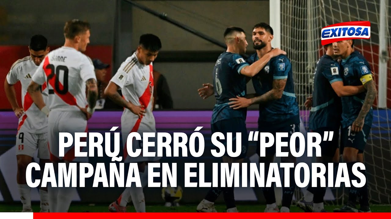 🔴🔵 Perú perdió 0-1 ante Paraguay y cerró su peor campaña en las Eliminatorias Sudamericanas