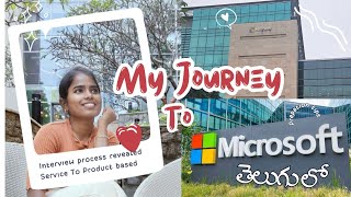 My Journey to Microsoft as SDE 2, interview Prepation, Experience, job switch #telugu #microsoft