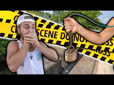 We Found A Crime Scene Magnet Fishing