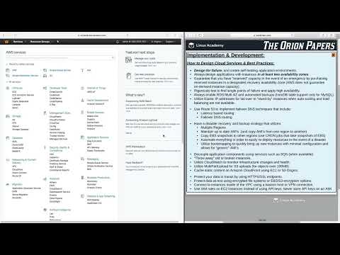 1 Introduction to the Orion Papers AWS TUTORIAL FOR BEGINNER CERTIFIED SOLUTIONS ARCHITECTASSOCIATE