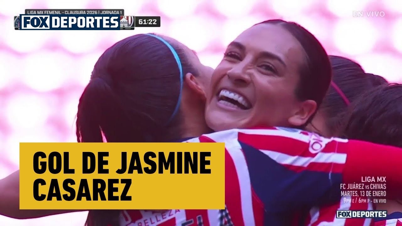 😍⚽️ GOL DE JASMINE CASAREZ. | Guadalajara 1-0 San Luis | J1 | Clausura 2026 | Liga MX Femenil