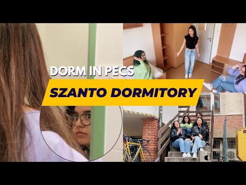 Szanto Dormitory Tour in the University of Pécs
