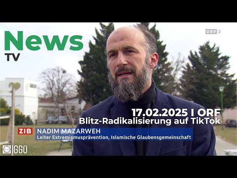 Radikalisierung auf TikTok - Nadim Mazarweh in der ZIB 2 | 17.02.2025