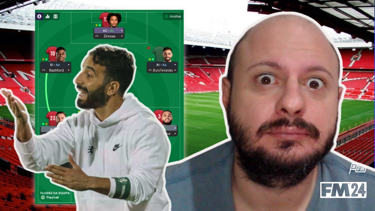Tentei reerguer o Manchester United usando a tática do Rúben Amorim | FM 24 | FOOTBALL MANAGER