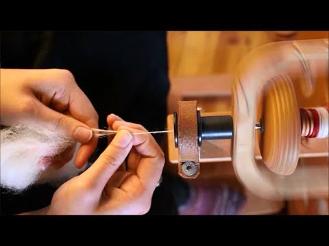 Bastelecke: Spinnen mit dem Spinnrad