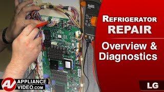 LG LMXC23796S Refrigerator: Overview and Diagnostic Mode