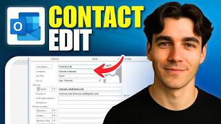 How to Edit and Update Contacts in Outlook Address Book (Tutorial 2026)
