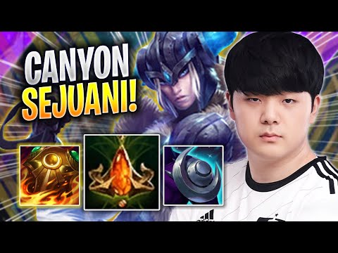 CANYON TRIES SEJUANI WITH NEW ITEMS! - DK Canyon Plays Sejuani JUNGLE vs Lee Sin! | Season 2023