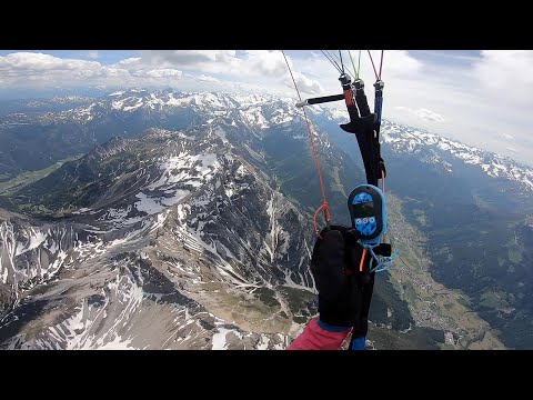 Nice flight to the Serles (Stubai Alps) with my Little Cloud Gracchio MK2