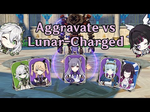 Keqing Aggravate vs. Lunar-Charged! | Quick DPS Comparison (Genshin Impact 6.3)