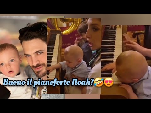Noah good piano?😂 Noah and Guenda Goria 🩵