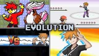 Evolution of Trainer Blue Battles in Pokémon games (1996 - 2016)