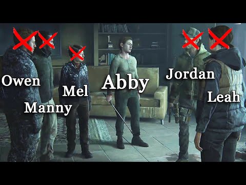 The Last of Us - All Abby's Friends' Deaths | Salt Lake Crew Members' Deaths