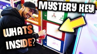 He Won A Mystery Key At The Arcade! What Will It Open? ArcadeJackpotPro