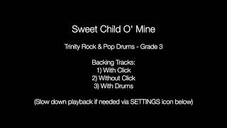 Download lagu Sweet Child O' Mine by Guns N' Roses - Backing Track Drums (Trinity Rock & Pop - Grade 3) mp3