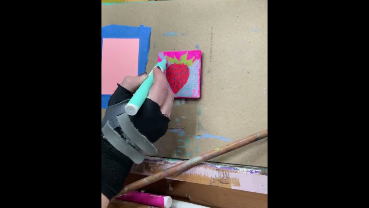 Paint a TinyStrawberry With Me