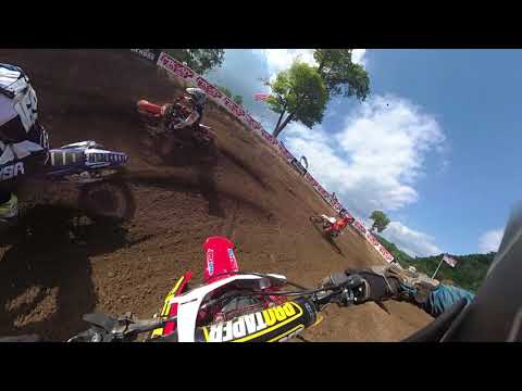 Spring Creek 2018: RJ Hampshire Crash (Onboard Camera)