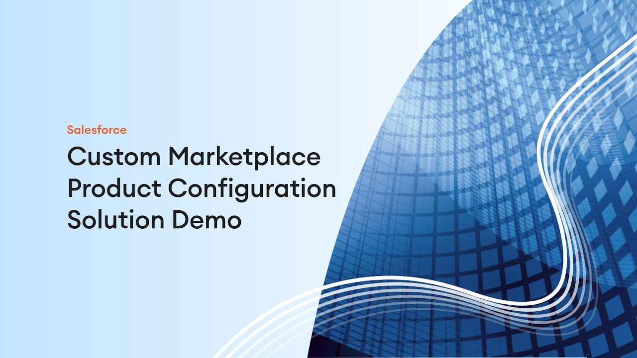 Custom Marketplace Product Configuration Solution Demo