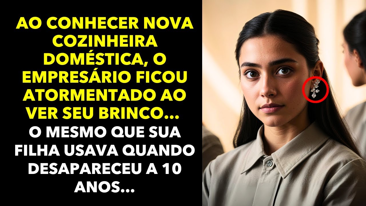AO CONHECER NOVA COZINHEIRA DOMÉSTICA, O EMPRESÁRIO FICOU ATORMENTADO AO VER SEU BRINCO...