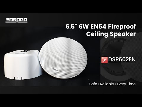  DSPPA | DSP602EN 6.5 Inch 6W Fireproof Ceiling Speaker