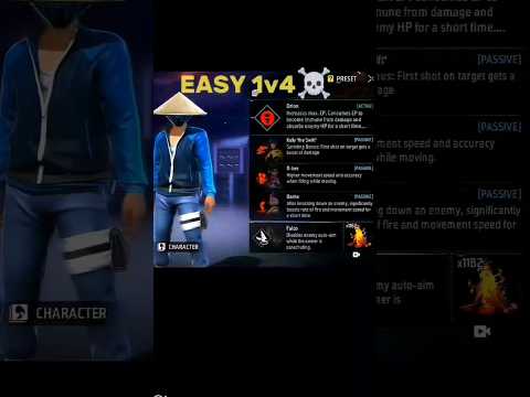 Best character skill combination in free fire all rounder #freefire #freefiremax #shots #desigamer